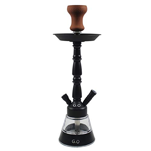 HCDMRE Arab Luxury Extreme Serie 017: 17"Schlauch Shisha Combo Kit Set, Shisha Pipe Acryl Basismetall Material Rauchen Wasserpfeife Bong – Bild 6