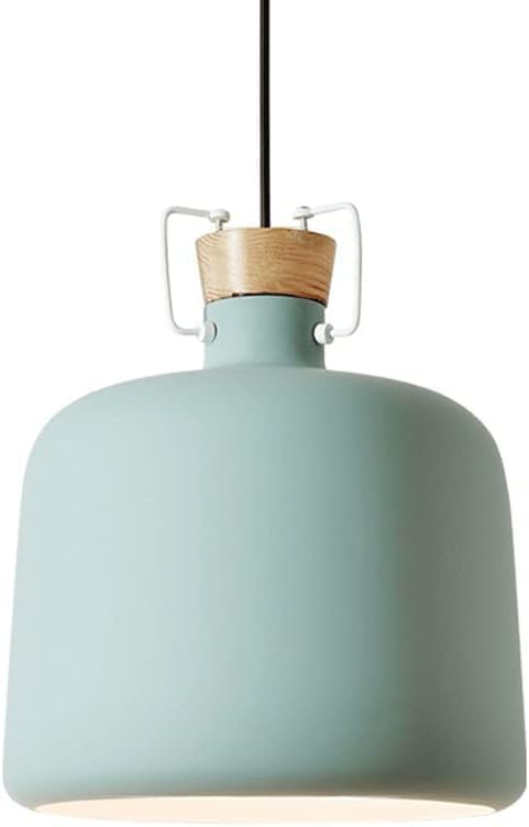 Suspension de couleur pour luminaires rétro et plafonnier en métal QTHWB