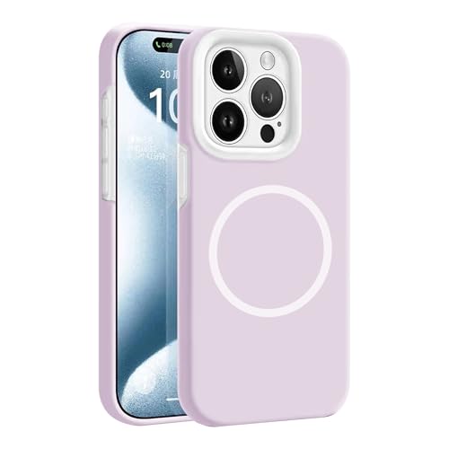 Image of Kratos Soft Silicone Case Cover Compatible with iPhone 16 Pro Max - Everyday Comfort Protection, Wireless Magnetic Charging Case with Raised Edge Camera & Screen Protection, Shock-Resistant Design