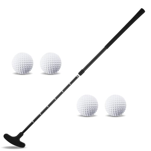 Putters de golfe para homens e mulheres com 4 bolas de golfe, comprimento ajustável para golfistas c