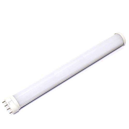 Preisvergleich Produktbild BeMatik - LED Röhre Glühbirne 2G11 4pin Kaltlicht 321mm 12W