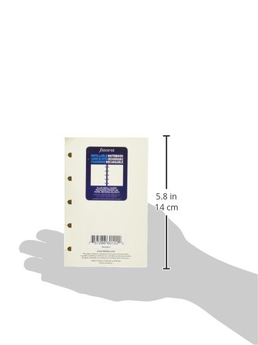 Filofax Notebooks Pocket Plain Journal Refill, Movable, 5 1/2 X 3 1/2 Inches, 32 Cream Sheets Fits Filofax Refillable Pocket Journals (B122451U) #TOP4