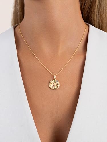 Charm Acuario en Latón Baño de Oro 18Kt para Mujer