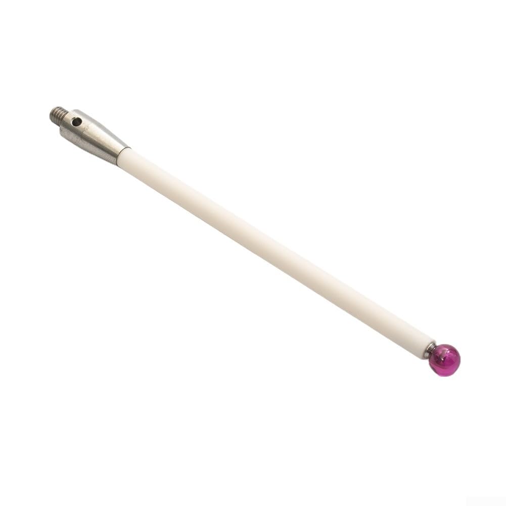 CMM Touch Probe Stylus, A-5000-3712 Punta de sonda CNC con bola de 6 mm, para inspección y medición de metalurgia, para máquinas de medición por coordenadas, vástago de 100 mm de longitud