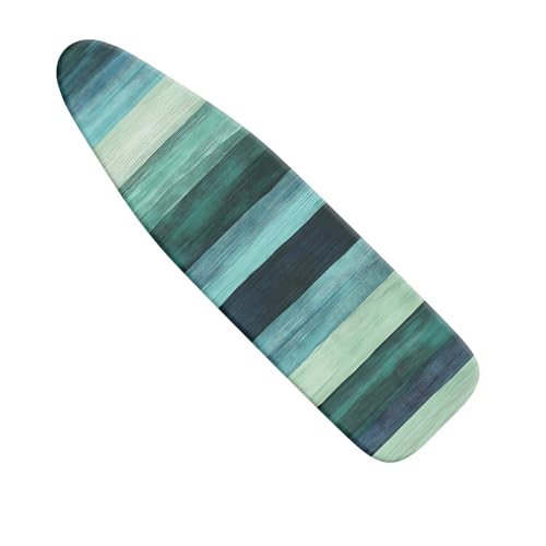 Image of Ironing Board Cover 15x54 Inch- Standard Cotton Cover with Strong Elastic Edge & Stain Resistant Surface (Stripe, 15 inch x 54 inch)