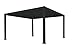 Produktbild SORARA Mirador Pavillon 3 x 4 m Wasserdicht - Pergola mit Lamellendach - Aluminium terrassenüberdachung - Schwarz