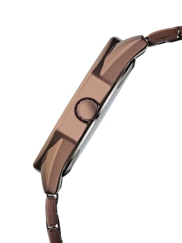 Image of Fastrack Vyb Quest with Quartz Analog Brown Dial Brown Zinc Alloy Strap Watch for Men - FV30042QM01W