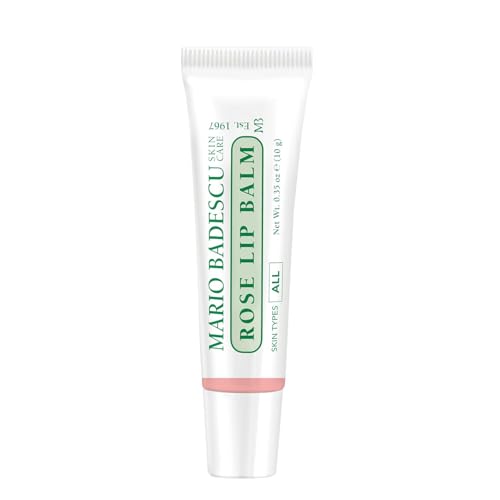Image of Mario Badescu Moisturizing Lip Balm for Dry Cracked Lips, Infused with Coconut Oil and Shea Butter, Ultra-Nourishing Lip Care Moisturizer for Soft, Smooth and Supple Lips