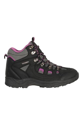 Mountain Warehouse Adventurer Womens Boots - Waterproof Rain Boots, Synthetic & Textile Walking Shoes - For Spring Summer, Hiking & Trekking Black Adult Shoe Size 5.5 Mountain Warehouse Adventurer Womens Boots - Waterproof Rain Boots, Synthetic & Textile Walking Shoes - For Spring Summer, Hiking & Trekking Black Adult Shoe Size 5.5