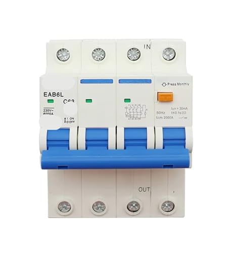 Cortocircuitos y fugas solucionados con interruptor diferencial 2P AC230V