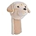 BOZILY Golf Headcover Labrador Neuheit Driver Cover Schlägerhaube Golfer (Gelb, 460cc)
