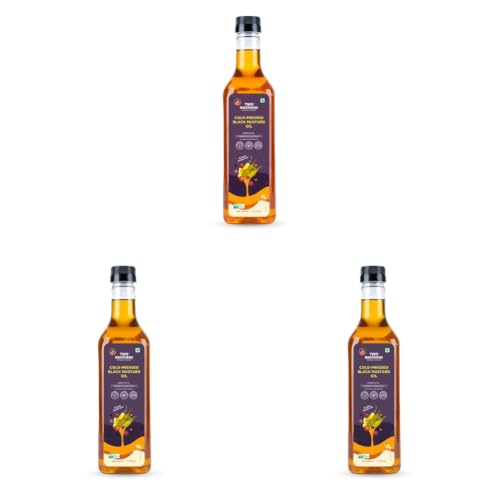 Image of Two Brothers Organic Farms India's Only Certified Glyphosate Free Mustard Oil /Sarso Ka Tel (1L), Made using farm grown Mustard seeds | Cold-Pressed and Single-Filtered Oil for healthier Cooking | Kacchi Ghani, Natural and Unrefined