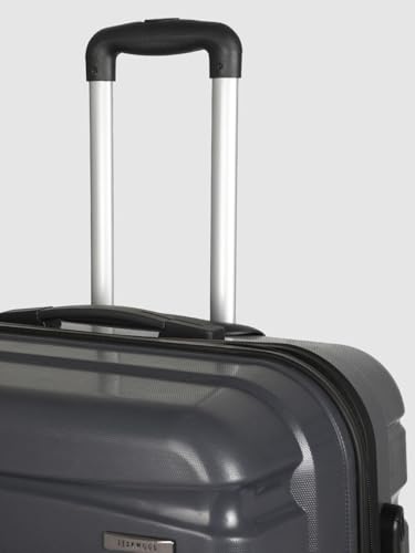 Image of Teakwood 76 CM Unisex Trolley Bag for Travel, Hard Cabin Trolley Large Travel Suitcase Bag, Lock System 360 Degree 8 Rotating Wheels (76 CM, Dark Grey)