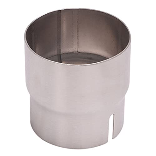 Geieold 51 mm bis 54 mm Motorrad Auspuffrohr Durchmesser Konverter Motorrad Edelstahl Reduzierer Adapter Zubehör