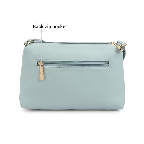 Image of Mochi Women Casual Faux leather Soft Body Zipper closure Quilted Sling Bag