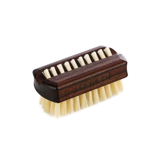 REMOS Cepillo para uñas de viaje mini con cerdas naturales de madera haya termotratada