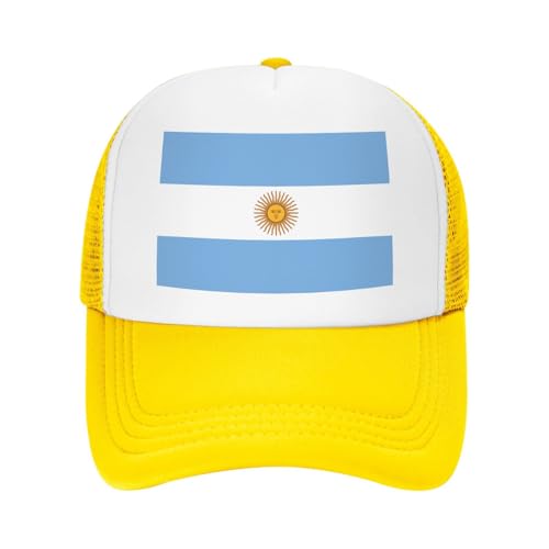 Flag of Argentina Trucker Hat Snapback Mesh Baseball Cap Unisex2