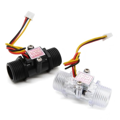 Sensor de flujo de agua transparente G1/2 de efecto Hall para evitar fallos en dispensadores 3