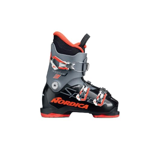 Nordica - Speedmachine J 3 Black Boys' Ski Boots - Size 40 - Black