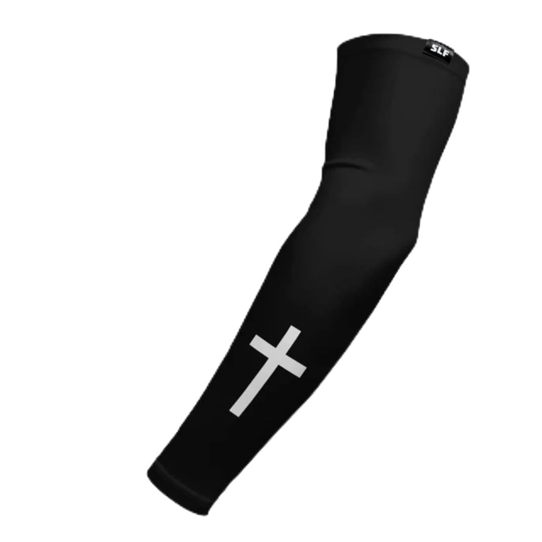 Faith Cross White and Black Arm Sleeve