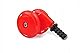 Silikonräder Lauflernhilfe Baby Walker Laufrad – Ersatzteil, 4 Stück/Set, Rad-Set, weich (Rot)