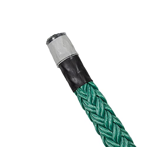 Rope Logic Eye Sling Tenex Rope, Green, 3/4 X 16' #TOP2