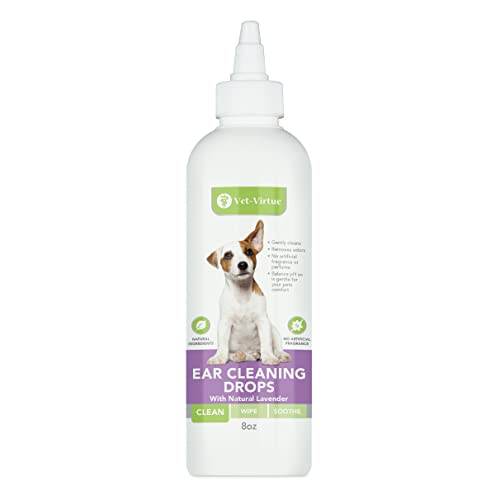 Dog Ear Cleaner Drops – 8oz Dog Cleaning Solution for Ear Cleaning and Grooming – Great for Flushing Out Build Up and Maintaining Hygiene Dog Ear Cleaner Drops – 8oz Dog Cleaning Solution for Ear Cleaning and Grooming – Great for Flushing Out Build Up and Maintaining Hygiene