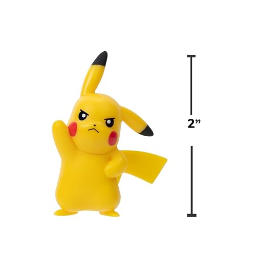 Pokémon Battle Figure 8 Pack - Six 2-Inch and Two 3-Inch Battle Figures including Pikachu, Multicolor, 2 inches, 3 inches - Image 4