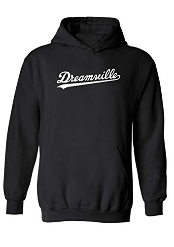 Hoodie Dreamville J Cole Black Hip hop Pullover Fleece Sweater J Cole World (XL, Black)