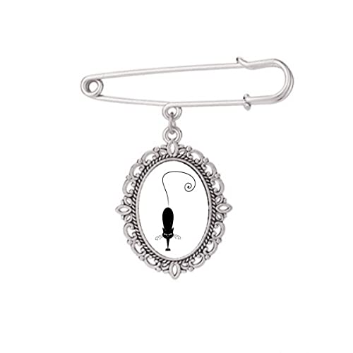 Broche chat noir M pour amoureux des animaux de compagnie