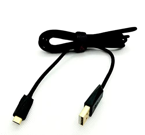 Image of LZYDD USB Charging Data Cable for ASUS ROG Gladius II Wireless G2 Spatha Optical Gaming Mouse (Black Micro Port)