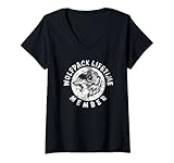 Photo Gallery donna wolfpack lifetime member gift per gli amanti dei lupi lupo maglietta con collo a v Photo Gallery donna wolfpack lifetime member gift per gli amanti dei lupi lupo maglietta con collo a v