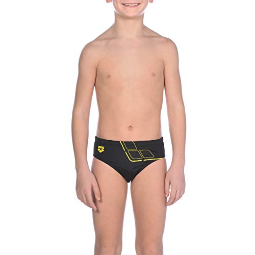 Preisvergleich Produktbild arena Jungen Slip Badehose Essentials, black-yellow star, 140