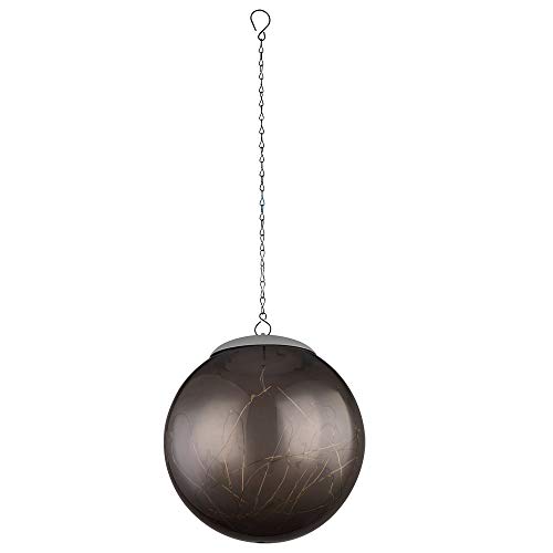 LED Solar Outdoor Hanging lamp Garden Fairy Lights Ball Pendant Spotlight Park lamp Smoke Globo 33806H