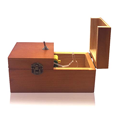 „Useless Box“ Aus Holz – Lustige Maschine Mit Automatischem Finger | Spaß-Geschenk Für Erwachsene & Kinder
