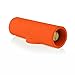 Leviton 16A25-UO 16 Series Taper Nose Cam-Type Adapter, Multi-Way Connector, Double Male, 400 Amp Max, Orange