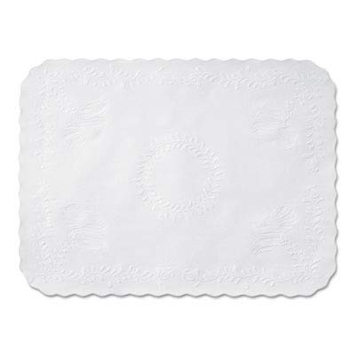 HFMTC8704472 - Anniversary Embossed Scalloped Edge Tray Mat
