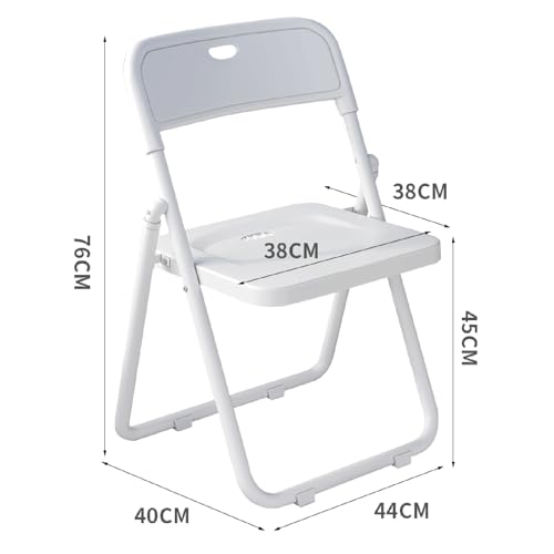 Chaise pliante robuste métal avec assise portable confortable - 3