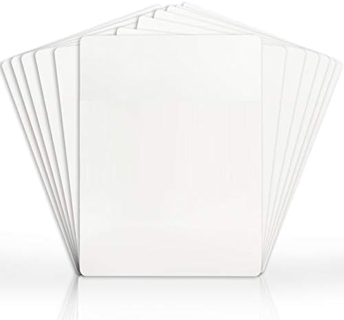 12 Pack Dry Erase XY Axis Lap Boards 9x12 Inch - Double Sided Math Coordinate Grid Whiteboards For Classroom