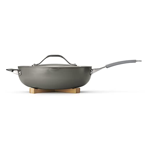 Image of Tramontina All-in-One Plus Pan Set, 5-Quart Ceramic Non Stick Cooking Pan