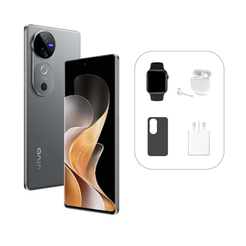 vivo V40 5G (Stellar Silver, 12GB RAM, 512GB) | 3D Curved AMOLED ...