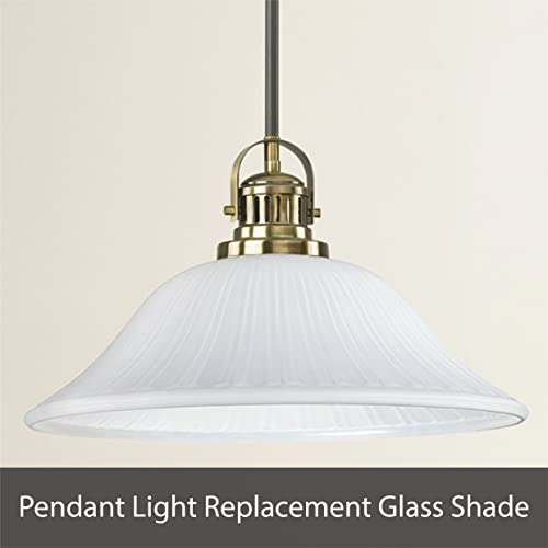 Image of Aspen Creative 23510-11,Alabaster Replacement Glass Shade for Medium Base Socket Torchiere Lamp, Swag Lamp and Pendant, 14 inch Diameter x 4-3 /4 inch High.