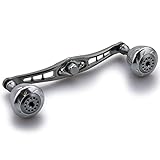 HEIGHTEN 120mm ベイト リール ハンドル シマノ ダイワ アブガルシア 通用 ベイトリール 用 Spider Series (120mm, ガンメタル) (124)