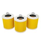 3 x Filter kompatibel mit Kärcher Staubsauger Premium WD3 WD2 WD3 WD1 MV3 MV2 WD 3 P Extension KIT Nass - & Trockensauger - gegen Feinstaub - Gerüche