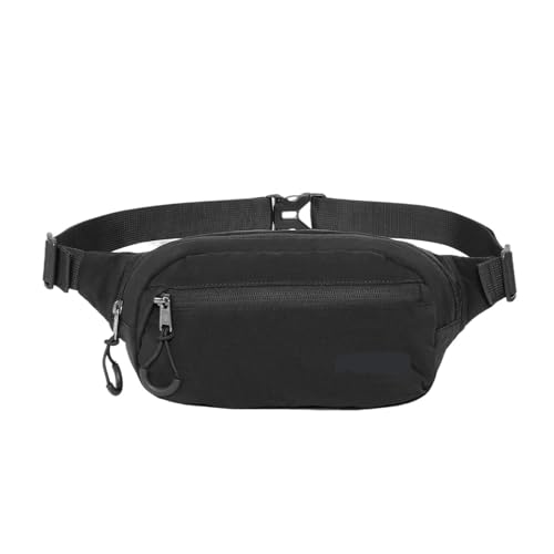 Riñoneras compatibles for Hombres, Bolsas de Pecho, Bolsa cinturón for Hombre, Cadera Informal, Hombro Ligera(B)