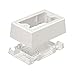 Panduit JBX3510WH-A 1-Gang Outlet Box, White, 2-Piece