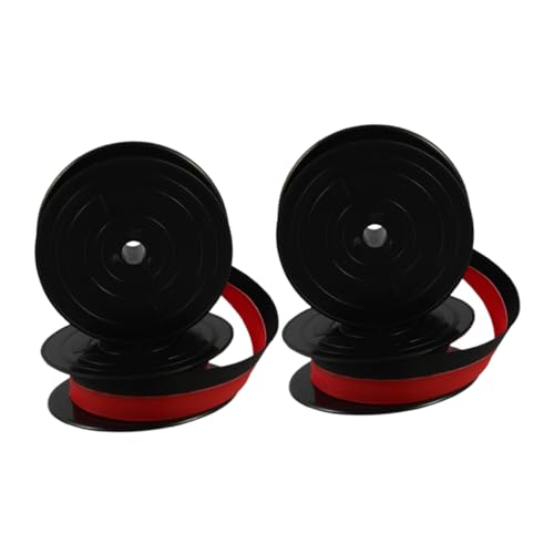 Operitacx 2 Piezas Cinta para Máquina Escribir Antigua Cinta Tinta Roja y Compatible con Flyfish Brother Retro para Oficina y Hogar