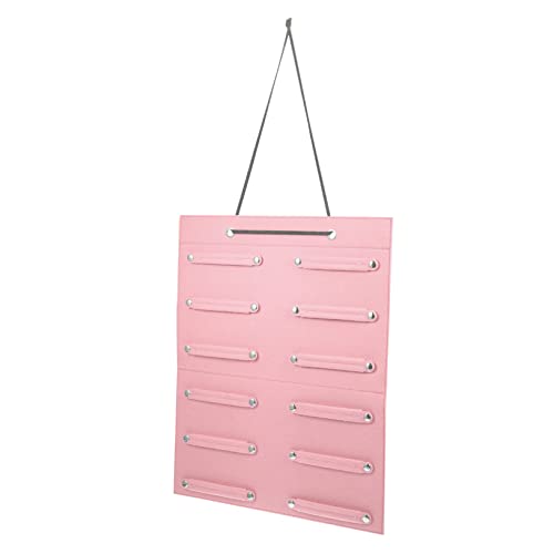 OUNONA Wall Hanging Hairband Organizer Pouch Decorative Storage for Headbands and Hair Accessories for Home Dorm Space Saving Display