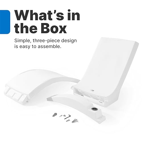 Step2 Vero Pool Lounger, Fade-Resistant, Waterproof Patio Furniture, Pool Lounge Chair for Sun Shelf, Use in Pools with Shelves Up to 9-Inches Deep or Outside Pool Deck, Weighted, White