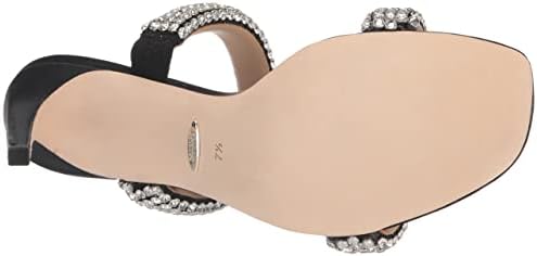 Badgley Mischka Women's SADE Heeled Sandal, Black, 8.5 | Image 3